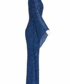 Mac Duggal Jumpsuits & Rompers Navy Sequined Jumpsuit | Sample | Sz. 4