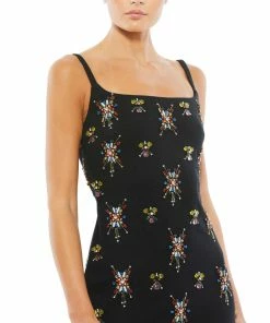 Mac Duggal Jewel Embellished Sleeveless Cocktail Dress