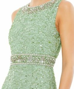 Mac Duggal Sequin Embellished Full Length Column Gown Shop For