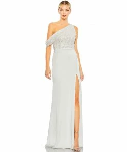 Mac Duggal Embellished Drop Shoulder Column Gown Shop For