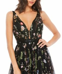 Mac Duggal Floral Embroidered Tulle Gown Shop For 5 Mac Duggal Floral Embroidered Tulle Gown Shop For