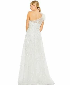 Mac Duggal Embellished Cap Sleeve High Neck Dress Shop For