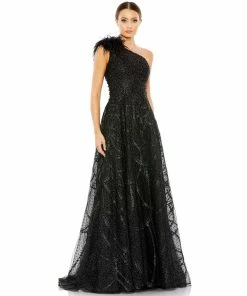 Mac Duggal Embellished Cap Sleeve High Neck Dress Shop For