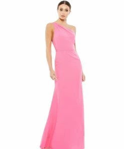 Ieena For Mac Duggal One Shoulder Jersey Mermaid Gown Shop For