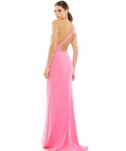 Ieena For Mac Duggal One Shoulder Jersey Mermaid Gown Shop For
