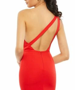 Ieena For Mac Duggal One Shoulder Jersey Mermaid Gown Shop For