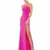 Ieena For Mac Duggal Shop For Draped Back Stretch Jersey Gown