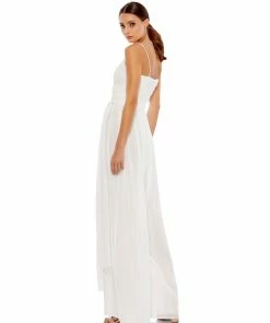 Ieena For Mac Duggal Flowy Faux Wrap Jumpsuit
