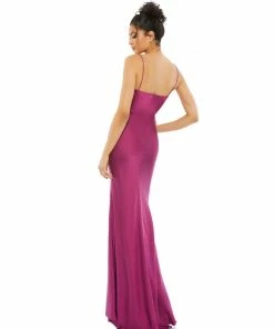 Ieena For Mac Duggal Shop For Empire Waist Spaghetti Strap Gown