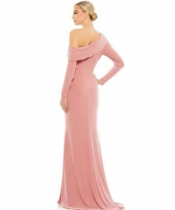 Ieena For Mac Duggal Drop Shoulder Long Sleeve Column Gown Shop For 11 Ieena For Mac Duggal Drop Shoulder Long Sleeve Column Gown Shop For
