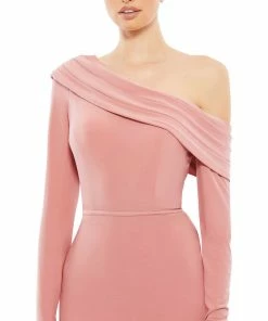 Ieena For Mac Duggal Drop Shoulder Long Sleeve Column Gown Shop For 12 Ieena For Mac Duggal Drop Shoulder Long Sleeve Column Gown Shop For