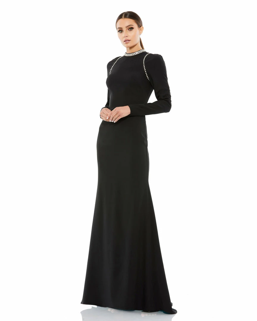 Ieena For Mac Duggal Raglan Long Sleeve High Neck Gown Bridesmaid Dresses 1 Ieena For Mac Duggal Raglan Long Sleeve High Neck Gown Bridesmaid Dresses
