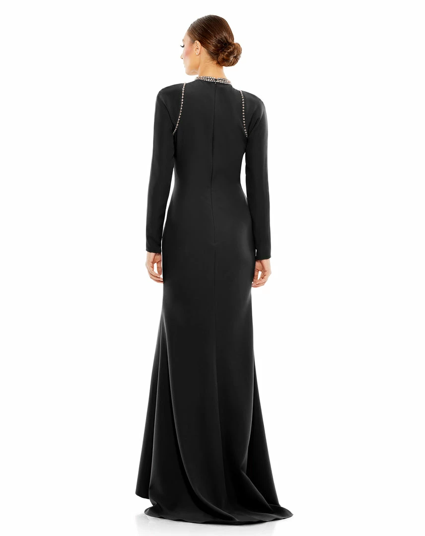 Ieena For Mac Duggal Raglan Long Sleeve High Neck Gown Bridesmaid Dresses 2 Ieena For Mac Duggal Raglan Long Sleeve High Neck Gown Bridesmaid Dresses