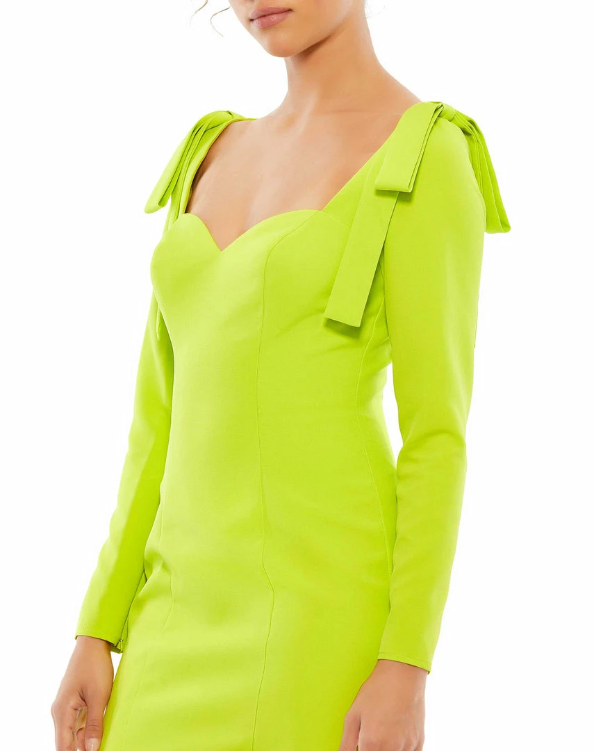 Ieena For Mac Duggal Bow Shoulder Long Sleeve Sweetheart Fitted Mini Dress Shop For 6 Ieena For Mac Duggal Bow Shoulder Long Sleeve Sweetheart Fitted Mini Dress Shop For