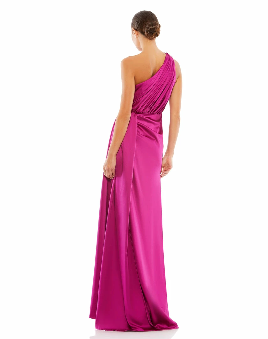 Ieena For Mac Duggal Draped One Shoulder Satin Gown Shop For 10 Ieena For Mac Duggal Draped One Shoulder Satin Gown Shop For