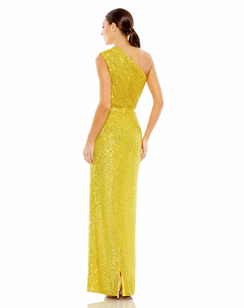 Ieena For Mac Duggal Shop For Sequined Ruched One Shoulder Gown 5 Ieena For Mac Duggal Shop For Sequined Ruched One Shoulder Gown