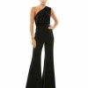 Ieena For Mac Duggal Sequined One Shoulder Jumpsuit Shop For