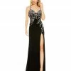 Mac Duggal Shop For Multi Color Beaded Floral Cami Gown