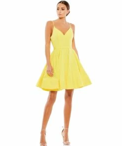 Ieena For Mac Duggal Shop For Low Back A-Line Party Dress