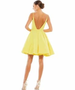 Ieena For Mac Duggal Shop For Low Back A-Line Party Dress