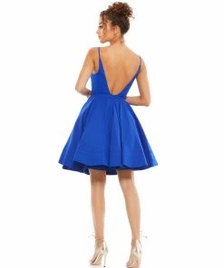 Ieena For Mac Duggal Shop For Low Back A-Line Party Dress