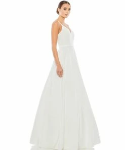 Ieena For Mac Duggal Classic A-Line V-Neck Ballgown Shop For