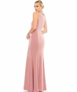Ieena For Mac Duggal Shop For Embellished Neck Trumpet Gown