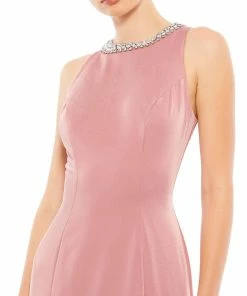 Ieena For Mac Duggal Shop For Embellished Neck Trumpet Gown