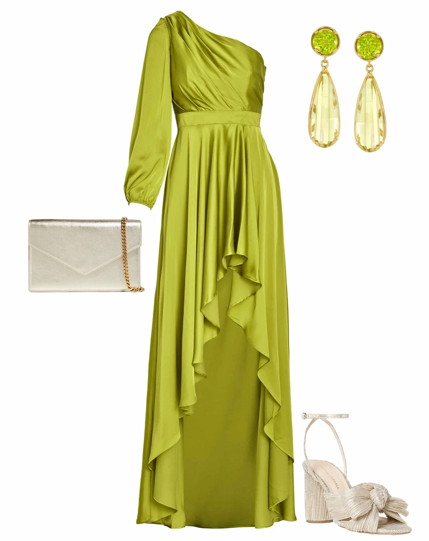 Ieena For Mac Duggal Shop For One Shoulder Blouson Sleeve Hi-Low Gown 2 Ieena For Mac Duggal Shop For One Shoulder Blouson Sleeve Hi-Low Gown