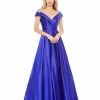 Mac Duggal Embellished Cap Sleeve V Neck A Line Gown Shop For