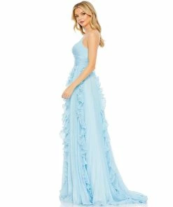 Ieena For Mac Duggal Pleated Sleeveless Flowy Gown Shop For