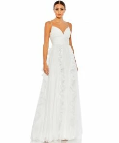 Ieena For Mac Duggal Pleated Sleeveless Flowy Gown Shop For