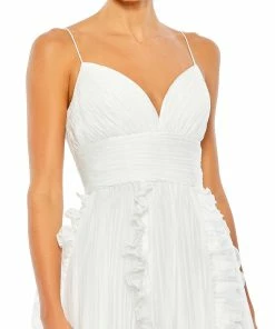 Ieena For Mac Duggal Pleated Sleeveless Flowy Gown Shop For