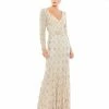 Mac Duggal Geometric Embellished Evening Gown Shop For