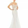 Mac Duggal Shop For Embellished Sleeveless Bow Detail Mermaid Gown
