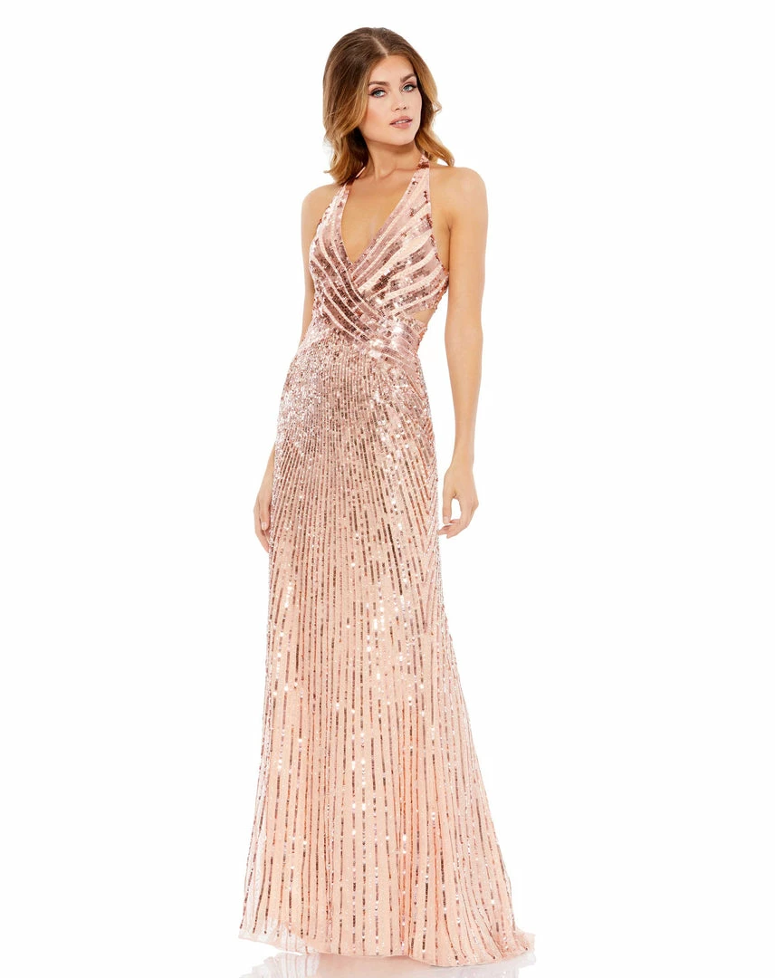 Mac Duggal Shop For Sleeveless Faux Wrap Sequin Embellished Cut Out Gown 1 Mac Duggal Shop For Sleeveless Faux Wrap Sequin Embellished Cut Out Gown