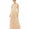 Mac Duggal Cap Sleeve Embellished Evening Gown