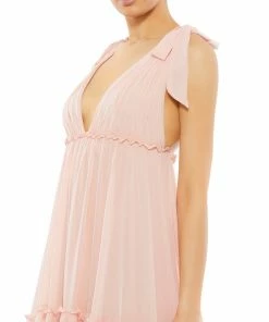 Ieena For Mac Duggal Tiered V-Neck Plunging Maxi Dress Shop For 11 Ieena For Mac Duggal Tiered V-Neck Plunging Maxi Dress Shop For