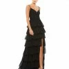 Ieena For Mac Duggal Sleeveless Gown With Ruffled Skirt Shop For