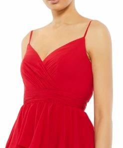 Ieena For Mac Duggal Sleeveless Gown With Ruffled Skirt Shop For