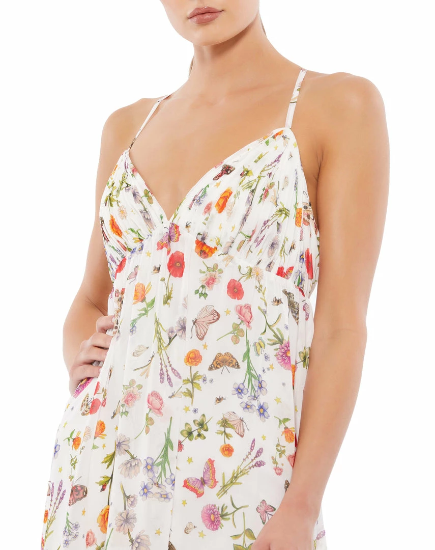 Ieena For Mac Duggal Butterfly Print Ruffle Hem Mini Dress 3 Ieena For Mac Duggal Butterfly Print Ruffle Hem Mini Dress