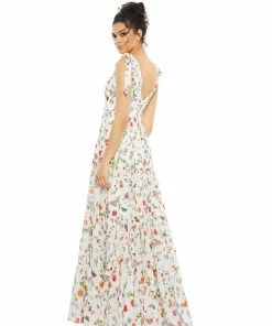Ieena For Mac Duggal Butterfly Tie Strap Maxi Dress Shop For