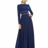 Ieena For Mac Duggal Shop For A-Line Rhinestone Waist Evening Gown
