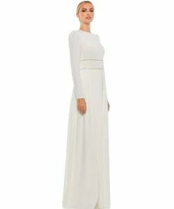 Ieena For Mac Duggal Shop For A-Line Rhinestone Waist Evening Gown