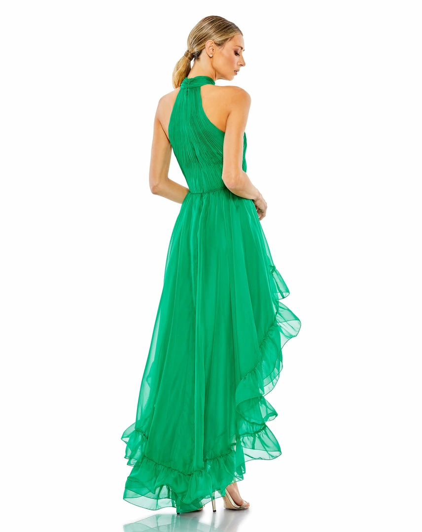 Ieena For Mac Duggal Shop For Ruffle Tiered High Low Pleated Halter Neck Gown 5 Ieena For Mac Duggal Shop For Ruffle Tiered High Low Pleated Halter Neck Gown