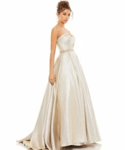 Mac Duggal Metallic Sweetheart Ballgown Shop For