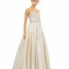 Mac Duggal Metallic Sweetheart Ballgown Shop For