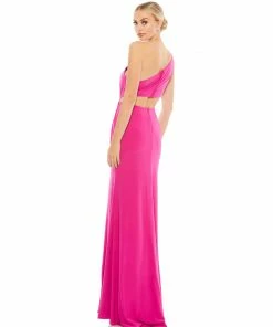 Ieena For Mac Duggal Shop For One Shoulder Cut Out Gown