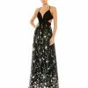 Mac Duggal Embellished Criss Cross Sleeveless Gown Shop For