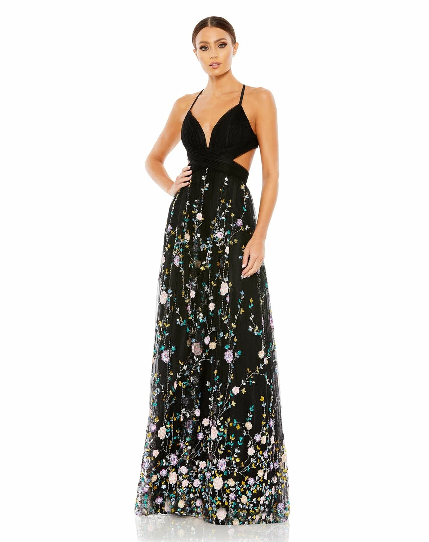 Mac Duggal Embellished Criss Cross Sleeveless Gown Shop For 1 Mac Duggal Embellished Criss Cross Sleeveless Gown Shop For